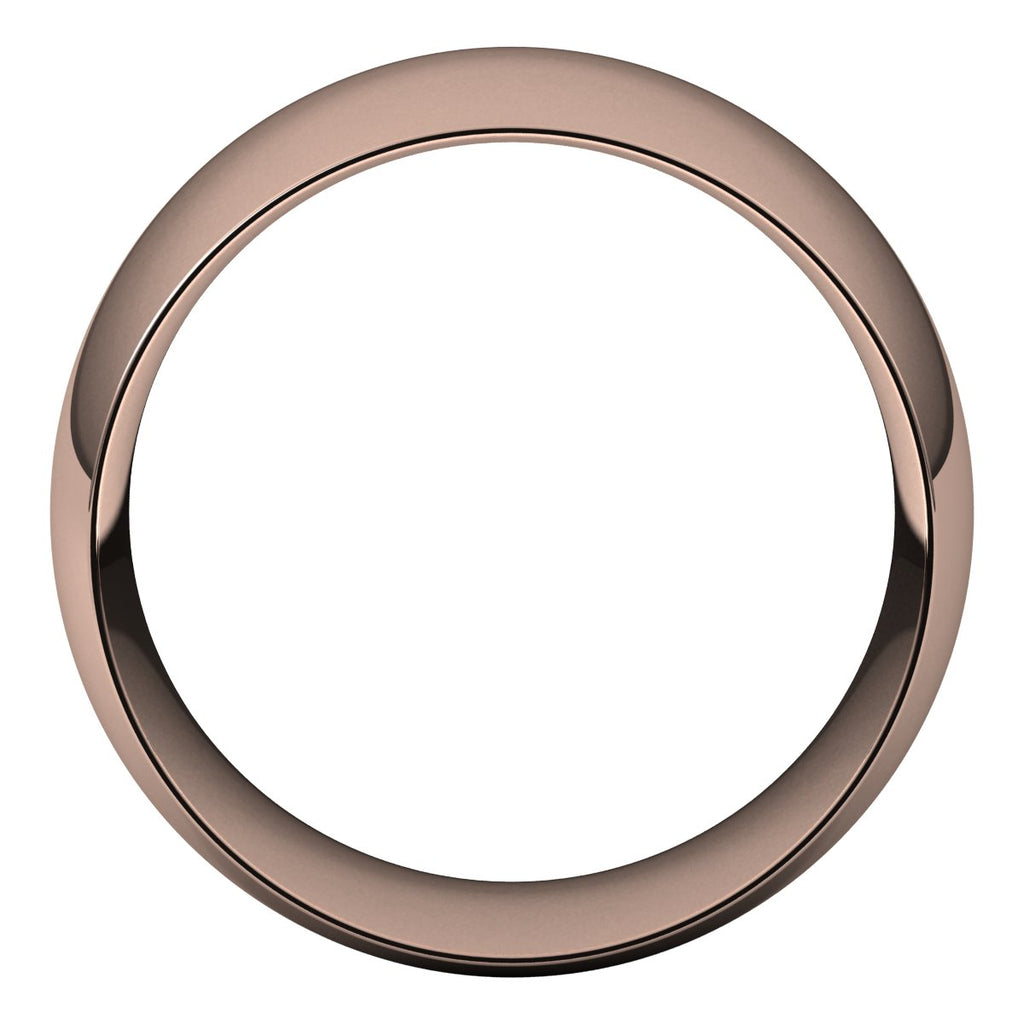 Lightweight Comfort-Fit Half Round Band