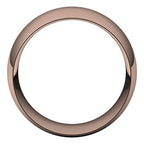 Lightweight Comfort-Fit Half Round Band