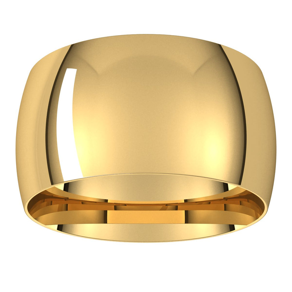 Lightweight Comfort-Fit Half Round Band