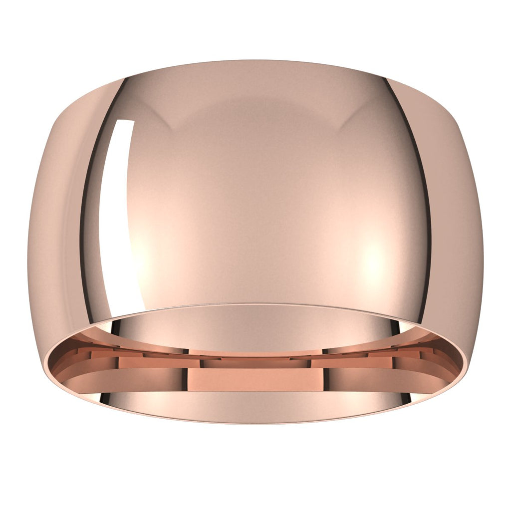 Lightweight Comfort-Fit Half Round Band