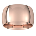 Lightweight Comfort-Fit Half Round Band