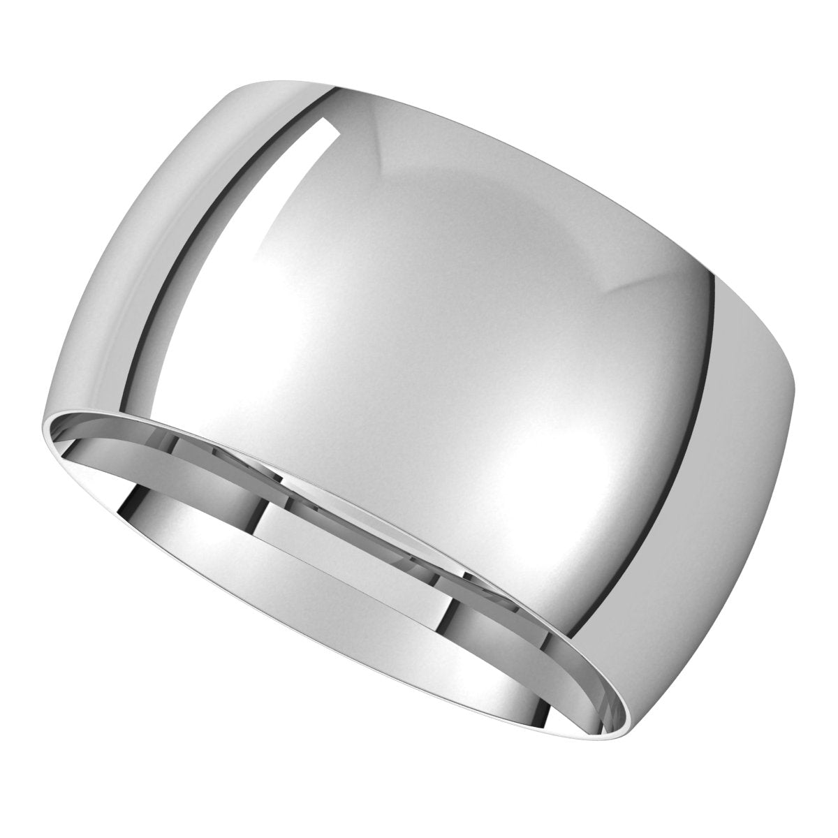 Lightweight Comfort-Fit Half Round Band