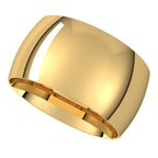 Lightweight Comfort-Fit Half Round Band