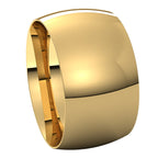 Lightweight Comfort-Fit Half Round Band