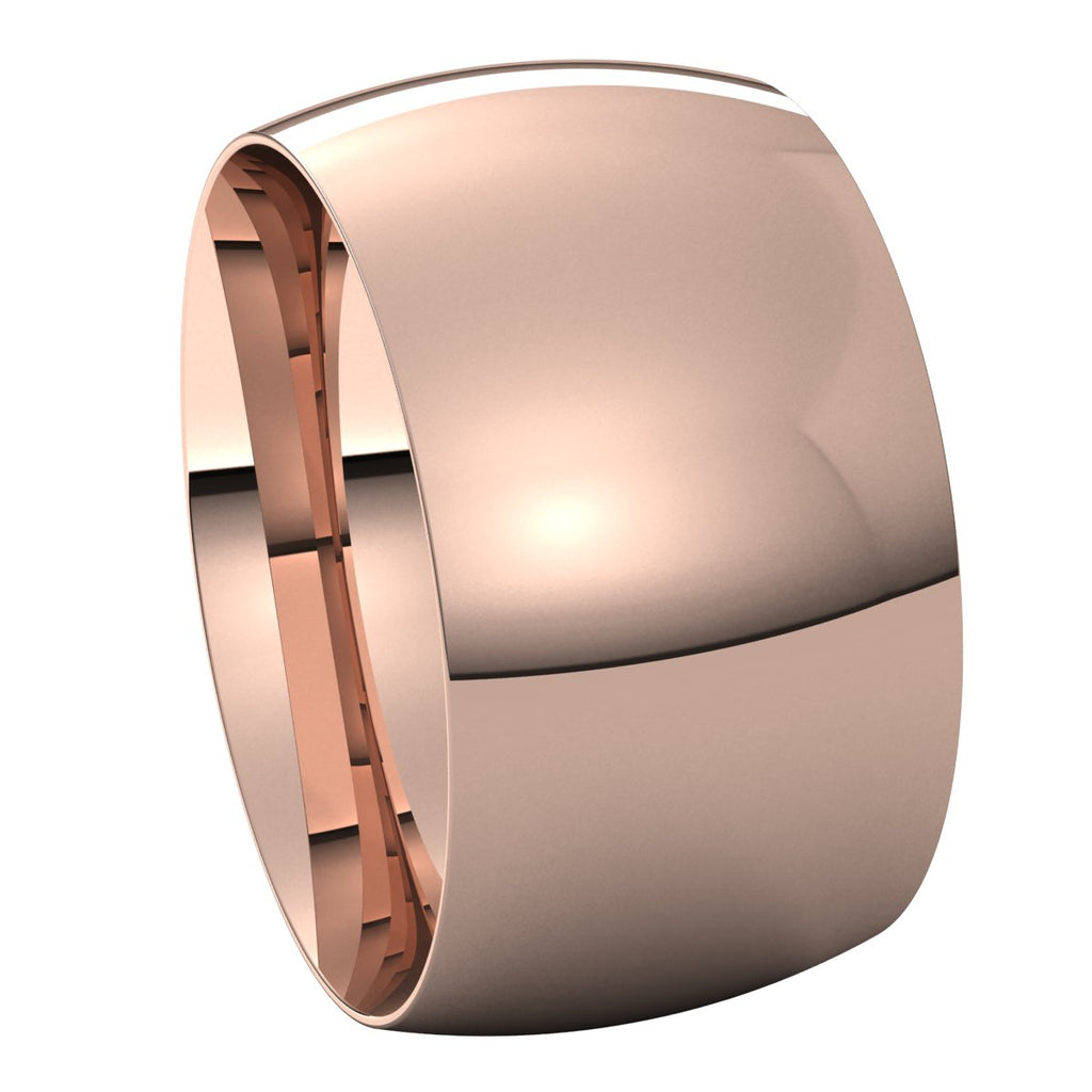 Lightweight Comfort-Fit Half Round Band