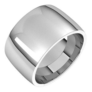 Lightweight Comfort-Fit Half Round Band