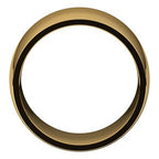 Lightweight Comfort-Fit Half Round Band