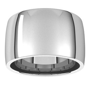 Lightweight Comfort-Fit Half Round Band