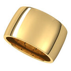 Lightweight Comfort-Fit Half Round Band