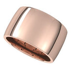 Lightweight Comfort-Fit Half Round Band