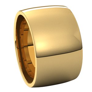Lightweight Comfort-Fit Half Round Band