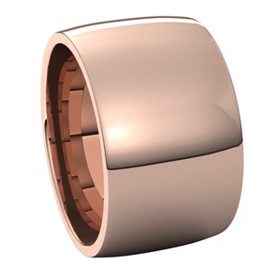 Lightweight Comfort-Fit Half Round Band