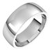 Lightweight Comfort-Fit Half Round Band