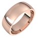 Lightweight Comfort-Fit Half Round Band