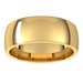 Lightweight Comfort-Fit Half Round Band