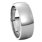 Lightweight Comfort-Fit Half Round Band