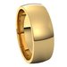 Lightweight Comfort-Fit Half Round Band