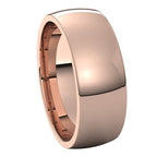 Lightweight Comfort-Fit Half Round Band
