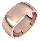 Lightweight Comfort-Fit Half Round Band