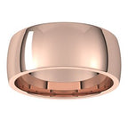 Lightweight Comfort-Fit Half Round Band