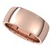 Lightweight Comfort-Fit Half Round Band