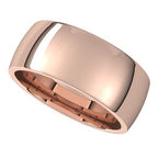 Lightweight Comfort-Fit Half Round Band