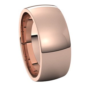 Lightweight Comfort-Fit Half Round Band