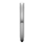 Milgrain Half Round Band