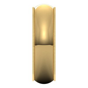 Milgrain Half Round Band