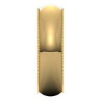 Milgrain Half Round Band