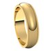 Milgrain Half Round Band