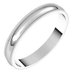 Lightweight Milgrain Half Round Band