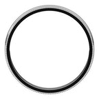 Lightweight Milgrain Half Round Band