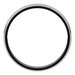 Lightweight Milgrain Half Round Band