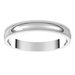 Lightweight Milgrain Half Round Band