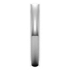 Lightweight Milgrain Half Round Band