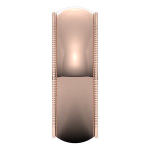 Milgrain Half Round Band