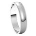 Lightweight Milgrain Half Round Band
