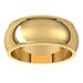 Milgrain Half Round Band