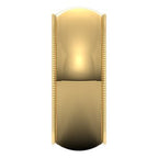 Milgrain Half Round Band