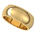 Milgrain Half Round Band