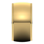 Lightweight Milgrain Half Round Band
