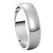 Lightweight Milgrain Half Round Band