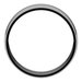 Lightweight Milgrain Half Round Band