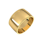 Lightweight Milgrain Half Round Band