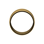 Lightweight Milgrain Half Round Band