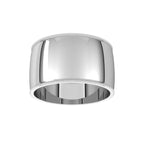 Lightweight Milgrain Half Round Band