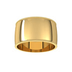 Lightweight Milgrain Half Round Band