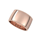 Lightweight Milgrain Half Round Band