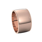 Lightweight Milgrain Half Round Band